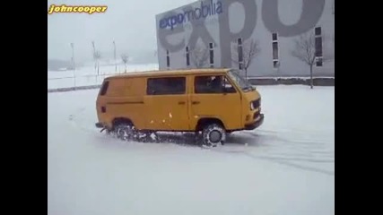 Vw Bus T3 synchro в снега