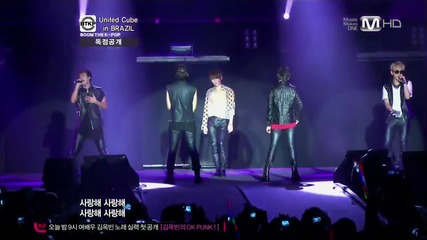 Beast - Fiction ( 05-01-2012 Mnet B T K P United Cube In Brazil )