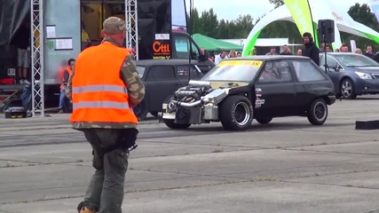 Opel Corsa Walas Tuning vs Trabant Drag Race