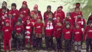 Най-младите фенове на ЦСКА подкрепят отбора си дори в студ и сняг