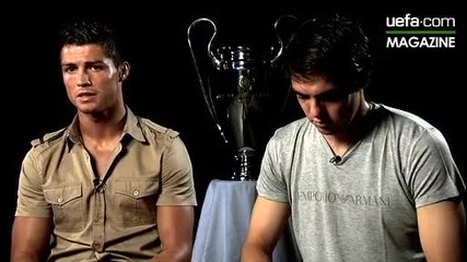 Интервюто на най - скъпите трасфери Кака и К.роналдо в Реал Мадрид//uefa
