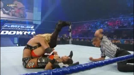 Smackdown 2009/05/22 Michelle Mccool vs Gail Kim ( 1 contenders match for Womens championship )