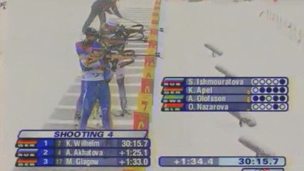 Биатлон 2006 Жени преследване 10 км
