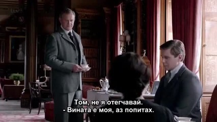 Имението Даунтън Сезон 4 епизод 1 Downton Abbey-bg sub 2-3 ! New