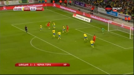 Швеция - Черна гора 2:1