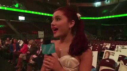 Ariana Grande Sneaks Cambio Inside the 2012 Kids Choice Awards