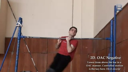 One Arm Chin Up Pull Up Training Tutorial Written