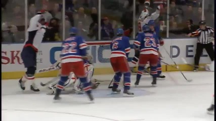 Alex Ovechkin one - handed goal