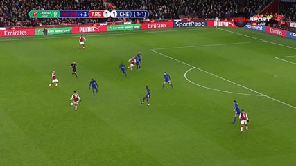 Арсенал - Челси 1:1 /първо полувреме/