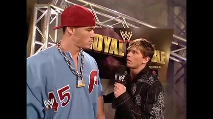 Wwe John Cena Rapping At The Royal Rumble 2004