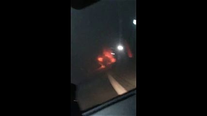 Автомобил с газова уредба се запали в тунел "Витиня"