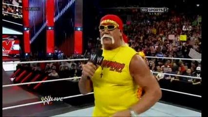Arnold Schwarzenegger, Hulk Hogan и Joe Manganiello се ебават с Миз / Първична сила 24.03.14 г.