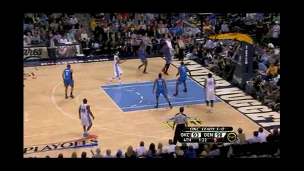 Nba Playoffs 2011 First Round Game 4: Oklahoma City Thunder @ Denver Nuggets 101 - 104