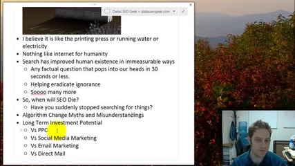 When will Search Engine Optimization Die?