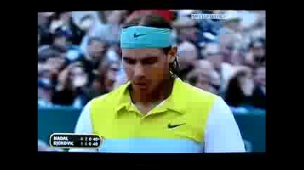 Best rally of the year - Nadal vs Djokovic