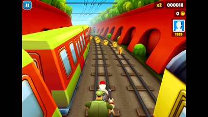Subway Surfers Epizode #9 (извинете,че е малък но играя от 1 ден)