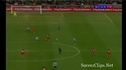 Uruguay 0 - 1 Ghana (muntari) 