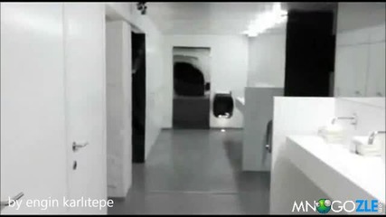 По това време в дамската тоалетна
