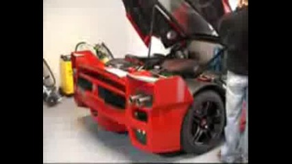 Ferrari Fxx In Monza Pit. Engine Sound