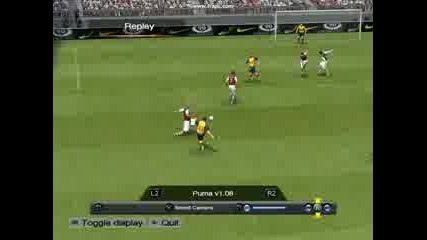 Гол на Робин ван Перси - Pes 2009