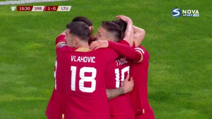 Сърбия - Литва 1:0 /първо полувреме/