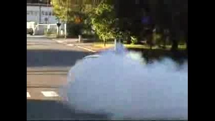 Bmw E30 325 Turbo Burnout