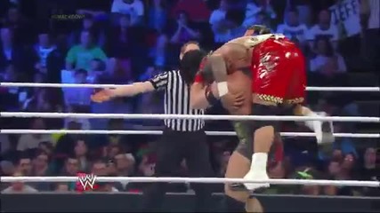 The Usos vs. Ryback & Curtis Axel - Wwe Smackdown 7/3/14
