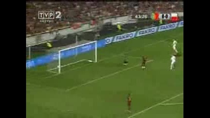 Portugalia - Polska 0:1 Lewandowski