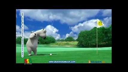 Bernard The Polar Bear - Golf