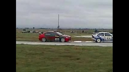 Константин Маршавелов Mitsubishi Evo x vs ford Писта Дракон 2009