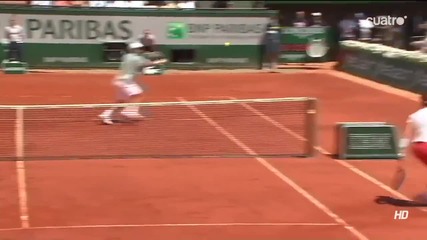 Nadal vs Djokovic - Roland Garros 2013 - Hot Shot [3]