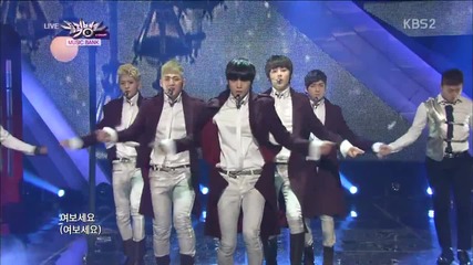 (hd) Nu'est - Hello Hello + Hello ~ Music Bank (15.02.2013)