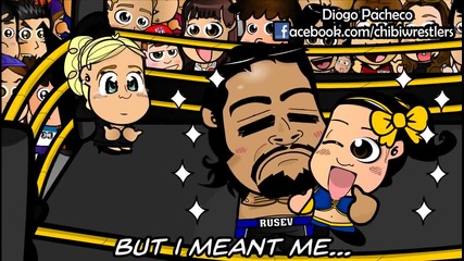 Wwe Анимациа - Rusev & Lana #10 Ft Bayley ( Chibi Wrestlers | Wwe Animation)