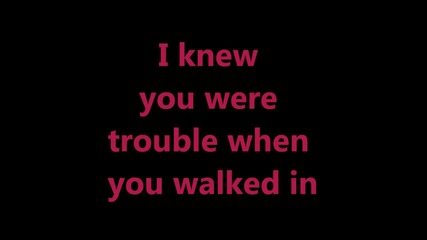 Taylor Swift - I Knew You Were Trouble Tekct