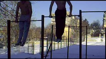 Street Fitness при -20 градуса