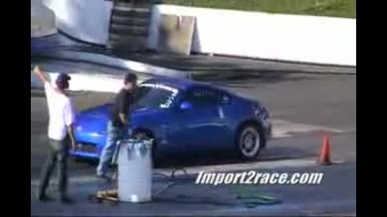 nissan 350z vs greddy evo 