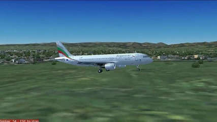 [fs9] wilco A320 landing at sofia airport