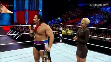 Wwe Raw 12.01.2015 Александър Русев vs Дийн Емброуз