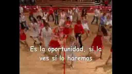 Hsm - Were all in this together spanish version