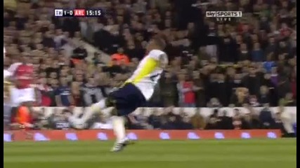 Tottenham 1:0 Arsenal - Rose Goal Extra Replays 