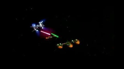 The Last Starfighter (1984) Space Battle [german].avi