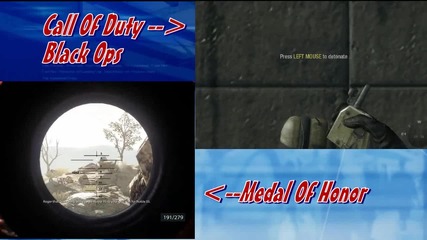 Call Of Duty Black Ops Vs Medal Of Honor - Angel Dust Production 