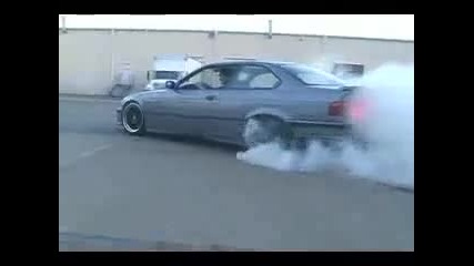 Bmw E36burnout