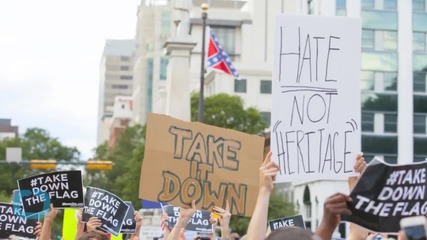 South Carolina Protest Calls for Removal of Confederate Flag