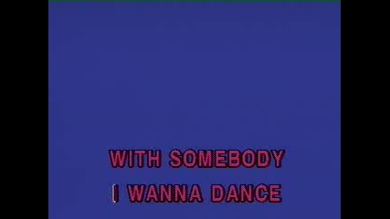 Karaoke Whitney Houston - I Wanna Dance 