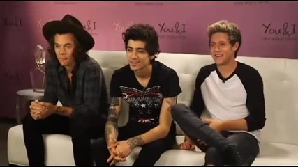 One Direction - Хари, Зейн и Найл дават интервю за Myfoxny