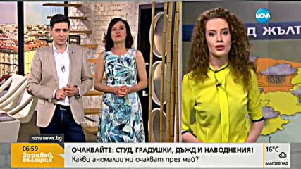 Прогноза за времето (12.05.2016 - сутрешна)