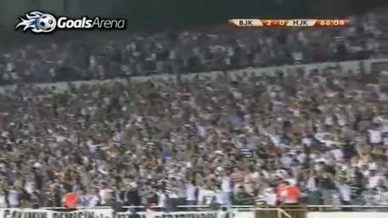 Besiktas - Helsinki Quaresma Harika bir gol 