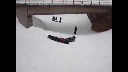 Падане Със Сноуборд