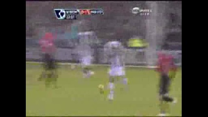 27.1.09 Уест Бромич Манчестър Юнатед 0:1 Бербатов Супер Гол